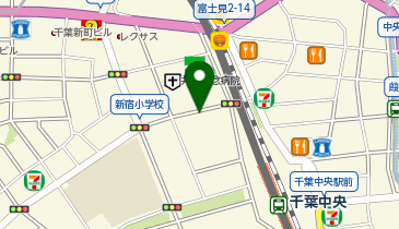 リパーク千葉新宿2丁目の地図画像