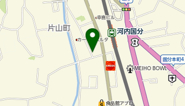 リパーク河内国分駅西の地図画像