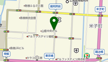 松江母衣町第2の地図画像