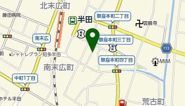 半田駅前の地図画像