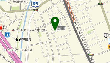 リパーク千葉港町第2の地図画像