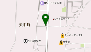 岩手医科大学附属病院第4駐車場の地図画像