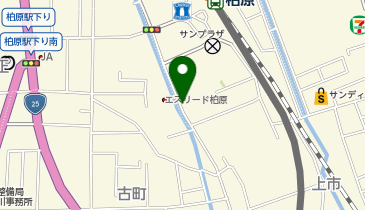 リパークJR柏原駅南の地図画像