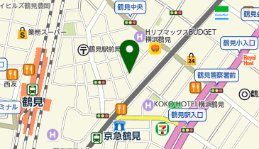 リパーク鶴見中央1丁目第5の地図画像