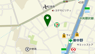 リパーク東中野3丁目第2の地図画像
