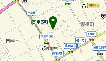高岡末広町の地図画像