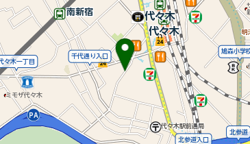 代々木駅前第2の地図画像