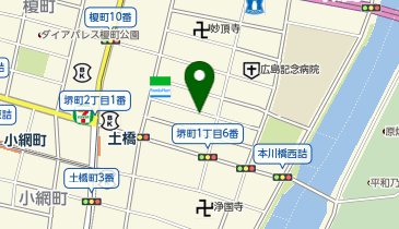 リパーク広島猫屋町第6の地図画像
