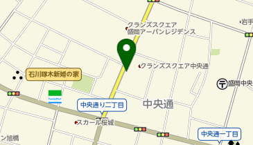 リパーク盛岡中央通2丁目第4の地図画像