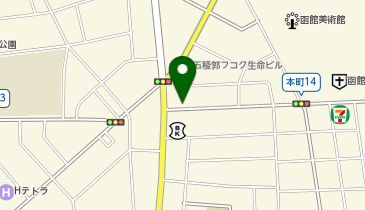 函館五稜郭町第2の地図画像