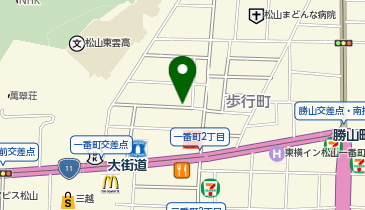 松山歩行町2丁目第2の地図画像