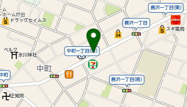 戸田中町1丁目の地図画像