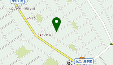 リパーク近江八幡市役所南第3の地図画像