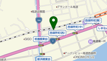 リパーク尾道西御所町第2の地図画像