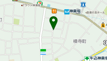 リパーク新宿矢来町第7の地図画像