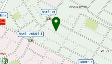 札幌栄通6丁目の地図画像