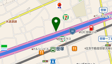笹塚駅前の地図画像