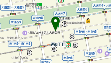 札幌大通西7の地図画像