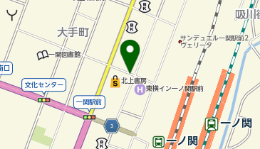 リパーク一ノ関駅前の地図画像