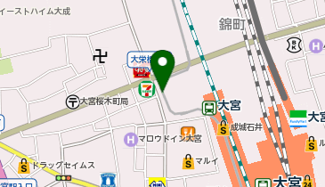 JACK大宮自動車駐車場の地図画像