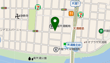 【予約制】akippa 大阪市北区天満2丁目5 見掛駐車場の地図画像