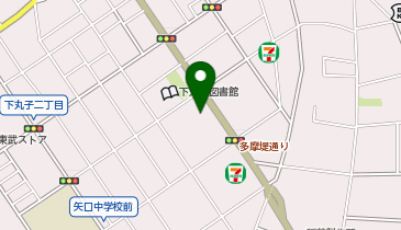 【予約制】akippa 大田区下丸子2-19 月極駐車場64番の地図画像