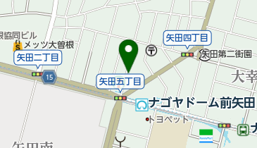 【予約制】akippa 名古屋市東区矢田5丁目9 駐車場の地図画像