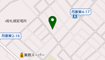 【予約制】akippa 札幌市豊平区月寒東3条17丁目9 ハラノ駐車場【除雪必要】の地図画像