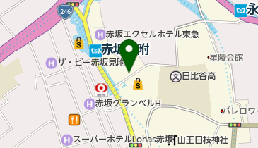 【予約制】akippa 千代田区永田町2丁目14 山王グランドビルガレージ【バイク専用】【ご利用時間:7:00-22:00】の地図画像