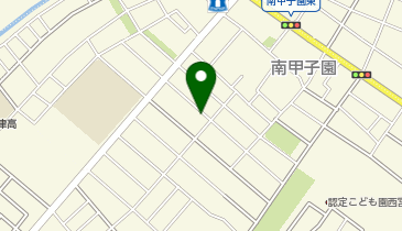 【予約制】akippa 【駐車場間違い注意】【土日祝は24時間貸出可】西宮市南甲子園2丁目13 南甲子園駐車の地図画像