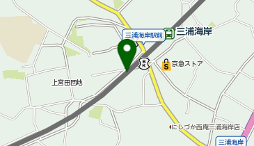 【予約制】akippa 京急三浦海岸第1駐車場(1)の地図画像