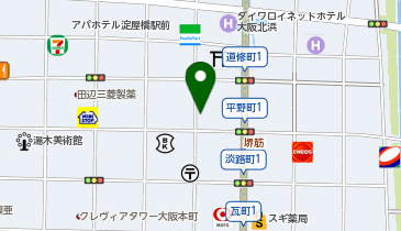 【予約制】akippa サンウェルビル駐車場【火-木のみ:8:00-20:00】【機械式】の地図画像