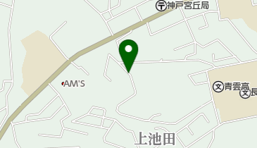 【予約制】akippa 長田高校山手駐車場【利用時間:8:00-21:00】の地図画像