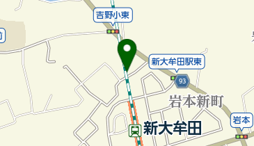 【予約制】akippa 新大牟田駅高架下駐車場の地図画像