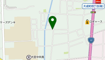 【予約制】akippa おおみや大成町トランクルーム駐車場【バイク専用】の地図画像