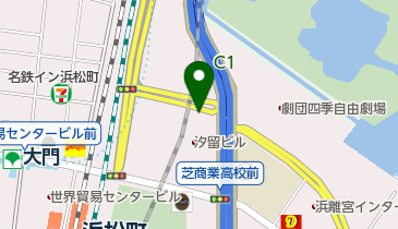 【予約制】akippa 汐留ビルディング駐車場【機械式:ハイルーフ】【ご利用時間:7:00-24:00】※当日可の地図画像
