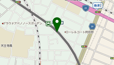 【予約制】akippa 河堀口高架下2号駐車場の地図画像