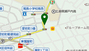 【予約制】akippa 尾長西1丁目駐車場【ご利用時間:日曜日のみ】の地図画像
