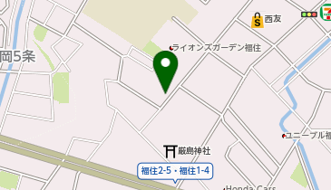 【予約制】akippa 札幌市豊平区福住1条 青空大型駐車場の地図画像