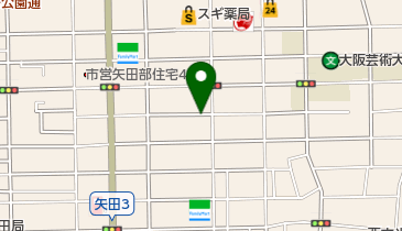 【予約制】akippa アヴァンティ東住吉駐車場の地図画像