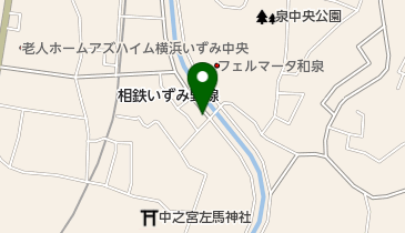 【予約制】akippa 地域最安値!いずみ中央駅チカ桜川公園横駐車場の地図画像