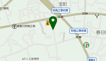 【予約制】akippa ハローコンテナ対馬江駐車場の地図画像