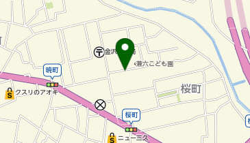 【予約制】akippa 桜町196【C455】の地図画像