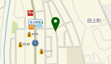 【予約制】akippa ヌーベル田上【C332】の地図画像