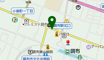 【予約制】akippa 調布パルコパーキング【ご利用時間:平日4:45-23:59】の地図画像