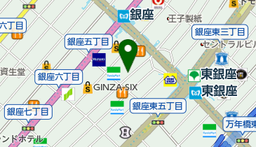 【予約制】akippa クロス銀座パーキング【機械式】【土日祝のみ 9:00-22:00】の地図画像