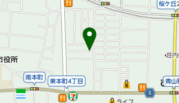 【予約制】akippa サン・ライブラ【1301】の地図画像