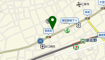 【予約制】akippa 泉佐野市若宮町9-4 若宮駐車場【F】の地図画像