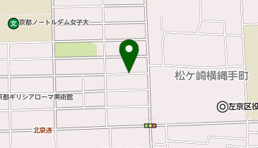 【予約制】akippa ラ・ヴィ松ケ崎付属駐車場の地図画像