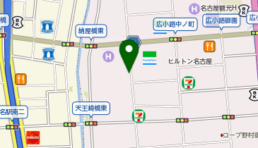 【予約制】akippa リッチモンドホテル名古屋納屋橋駐車場(1)【機械式/ ハイルーフ】【ご利用時間:7:00-23:00】の地図画像